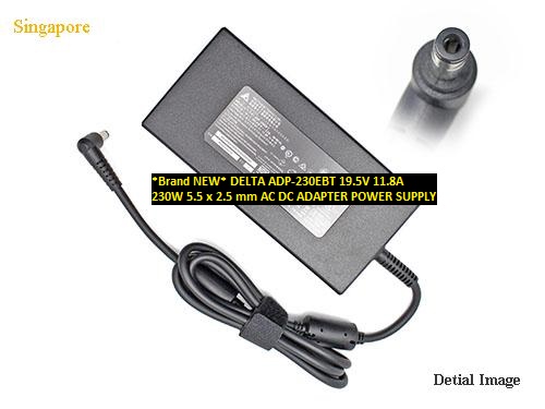 *Brand NEW* DELTA ADP-230EBT 19.5V 11.8A 230W 5.5 x 2.5 mm AC DC ADAPTER POWER SUPPLY - Click Image to Close